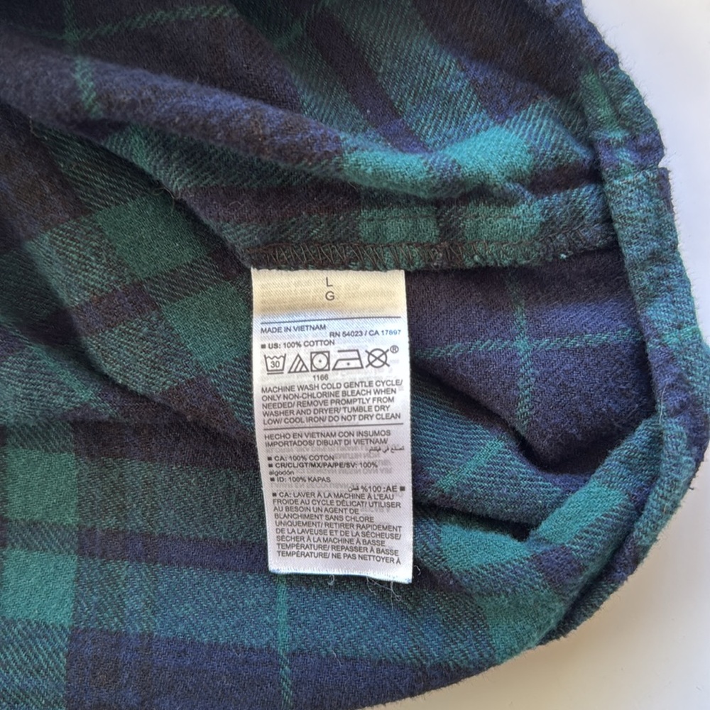 Old Navy Flannel Boyfriend Tunic Shirt - Picture 5 of 5